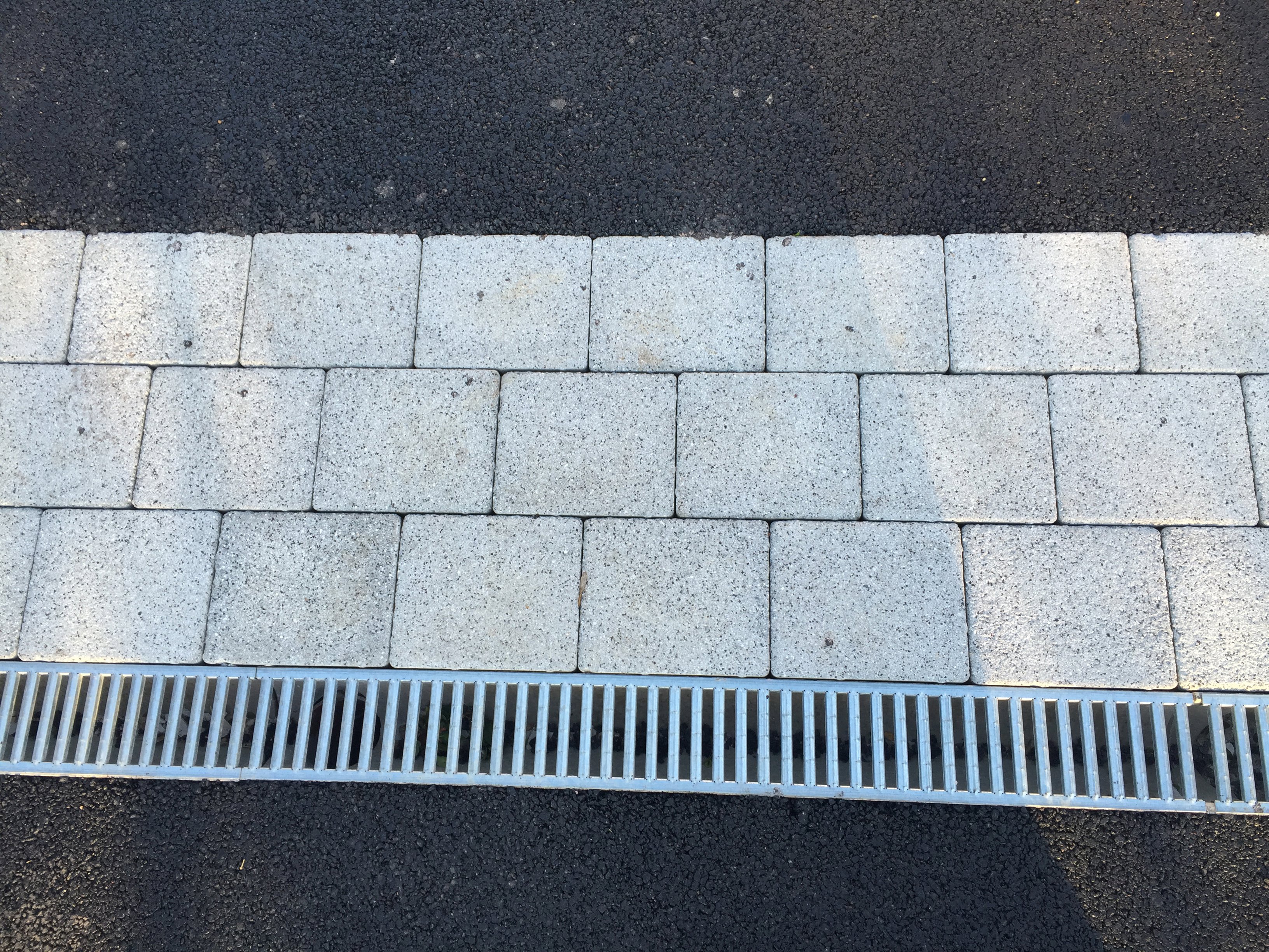 Block paving detail