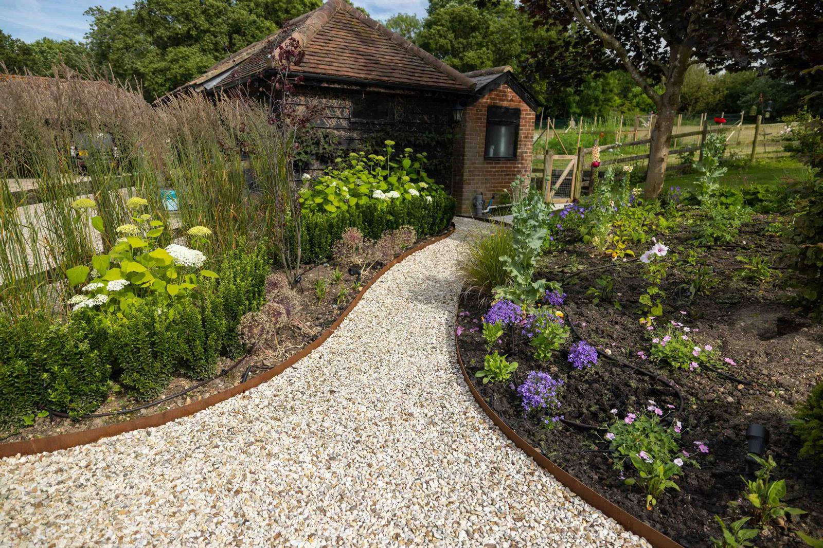 Path way and plants