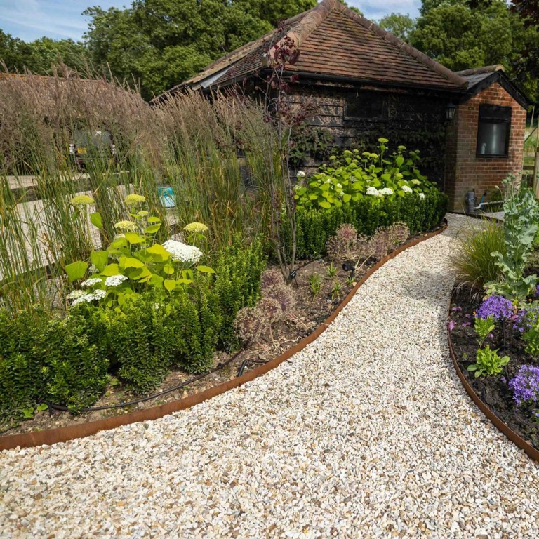 Path way and plants