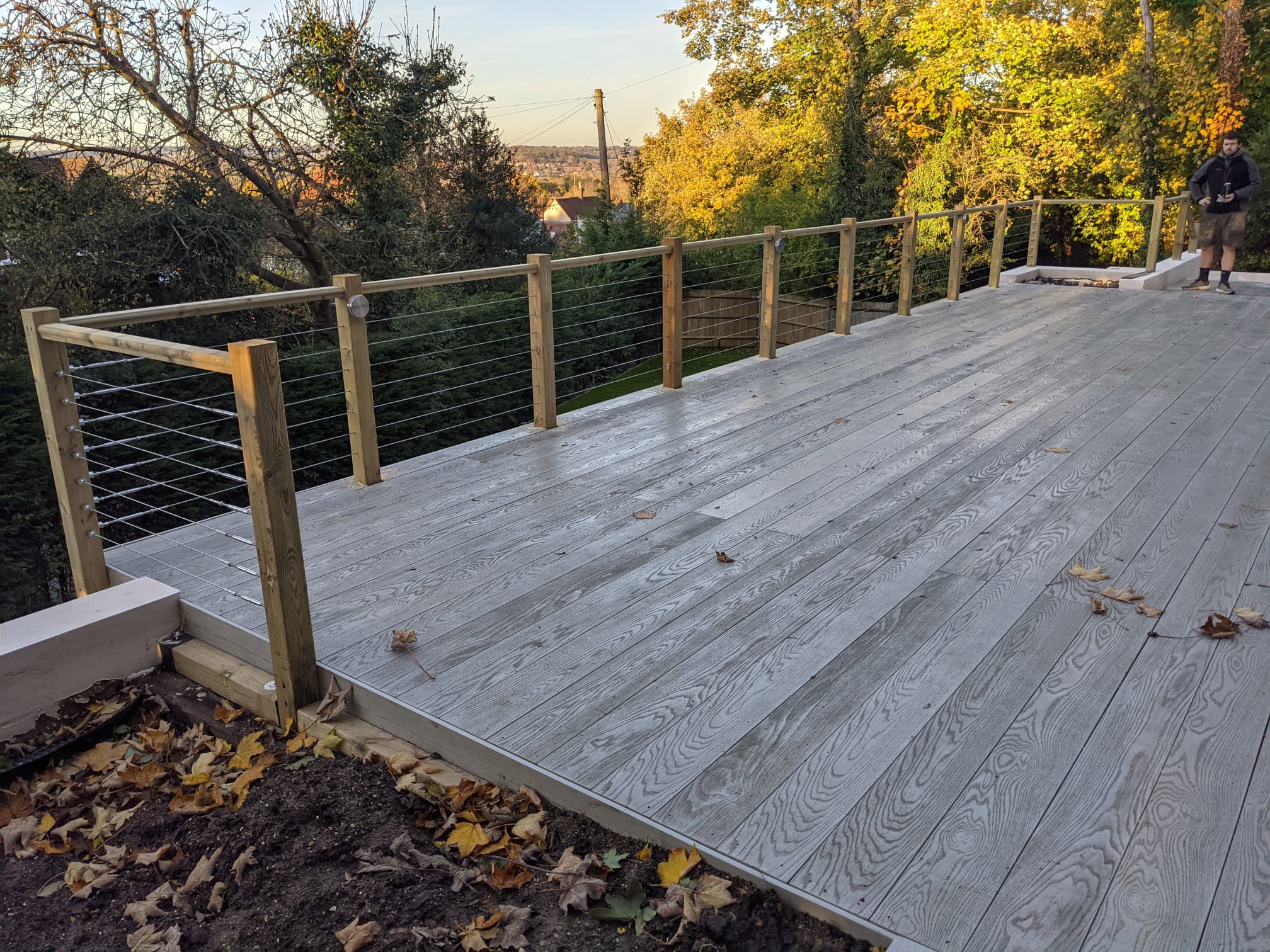 Millboard floating deck