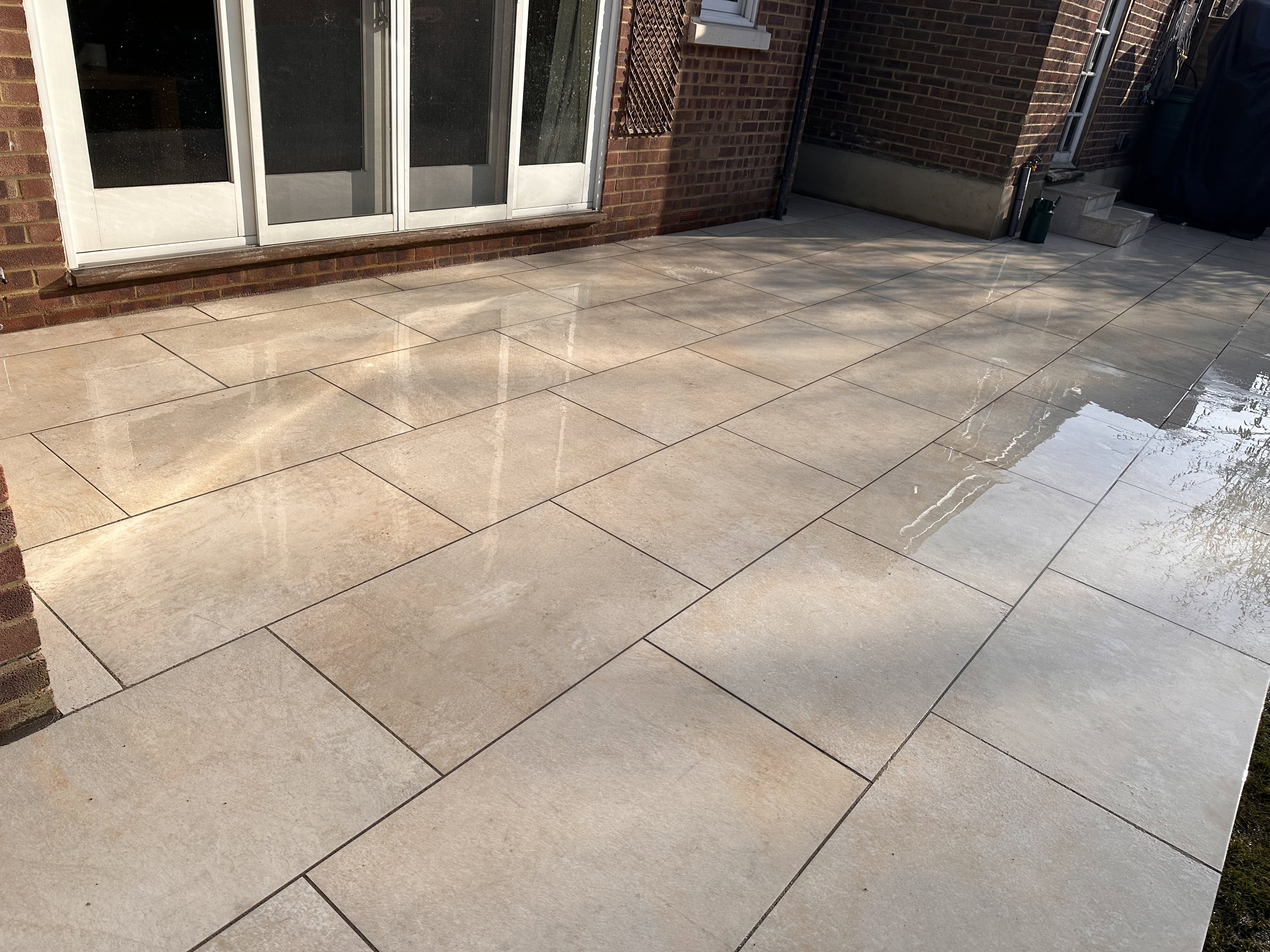 Moonstone Porcelain paving Installation 