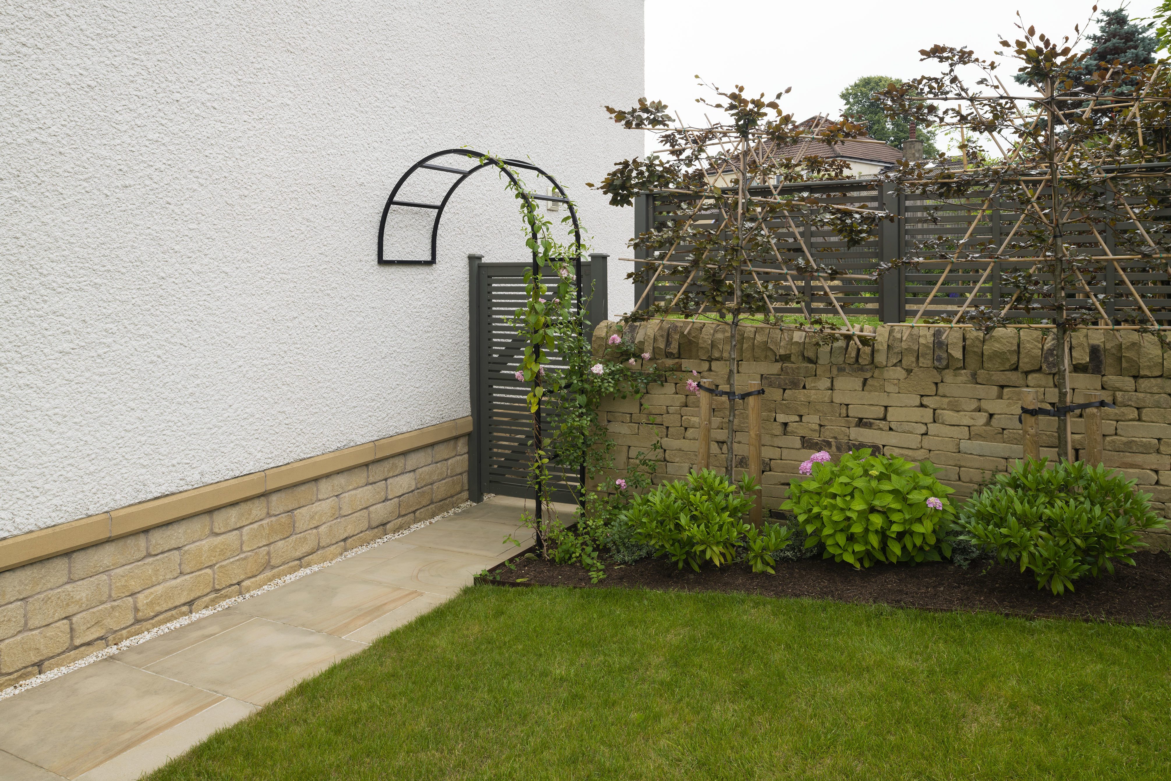 New entrance to garden