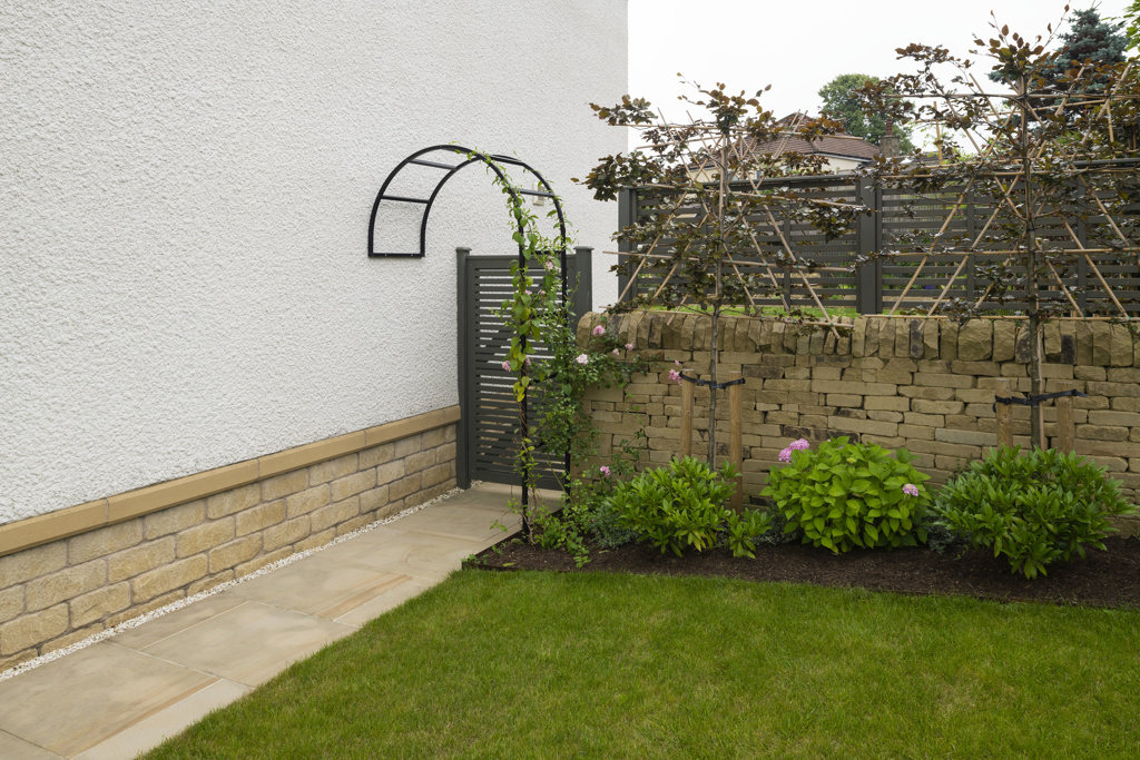 New entrance to garden