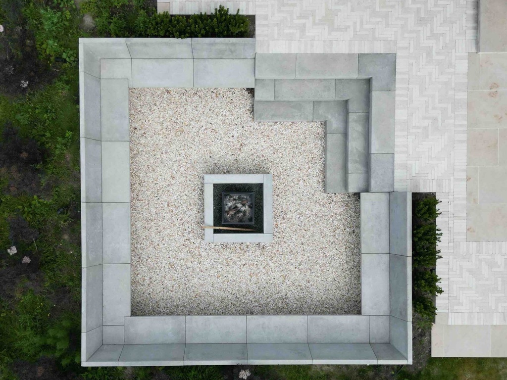 Bespoke sunken fire pit
