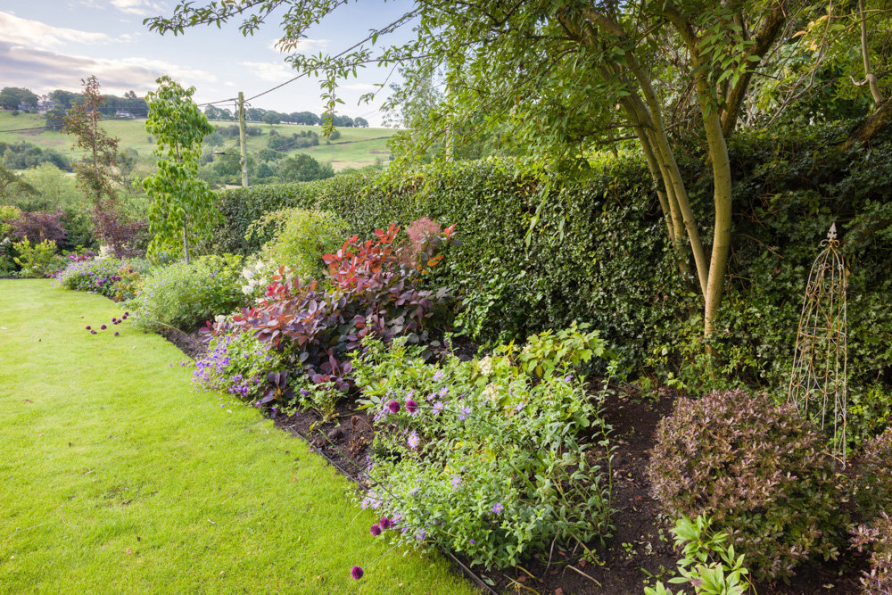 The Country Garden in the Hills