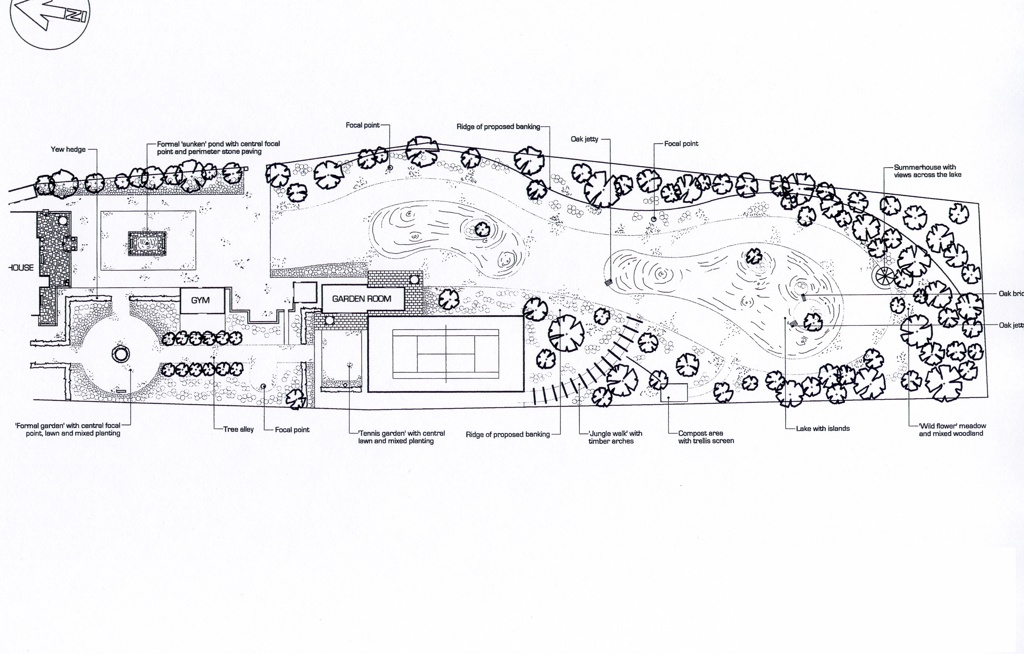 A rural retreat with water