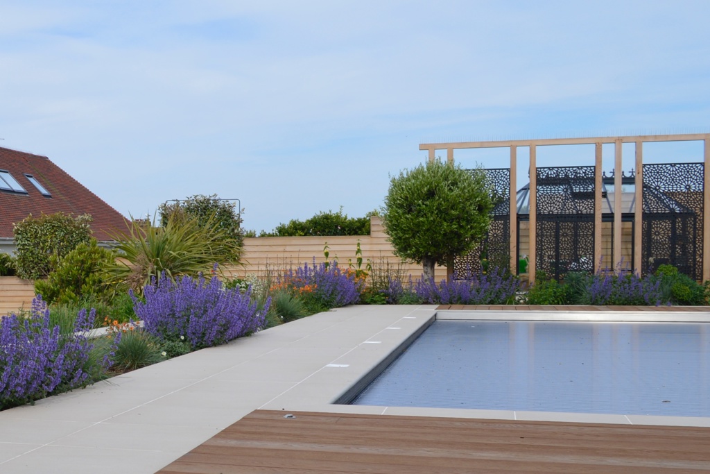 Poolside terrace