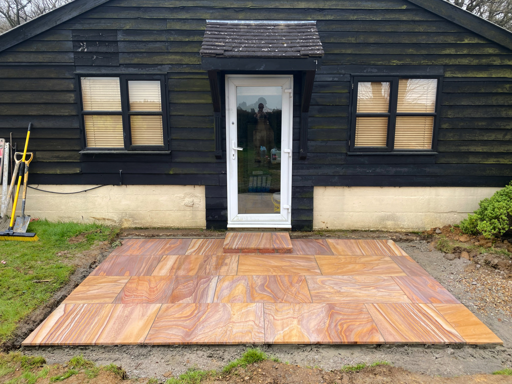 Rainbow Sandstone Patio