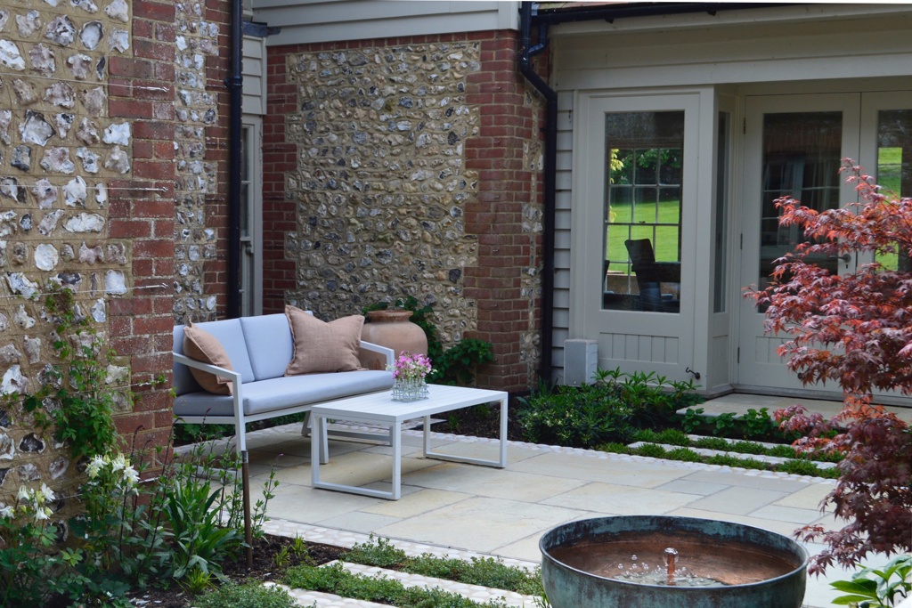 Tranquil Courtyard Seating