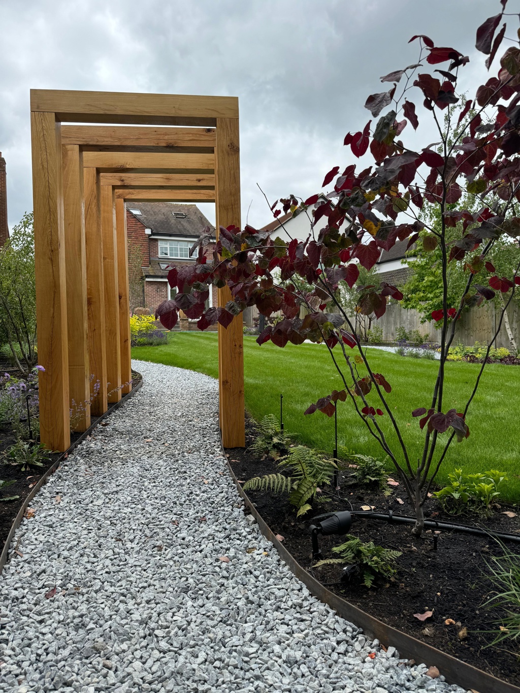 Bespoke wooden arch