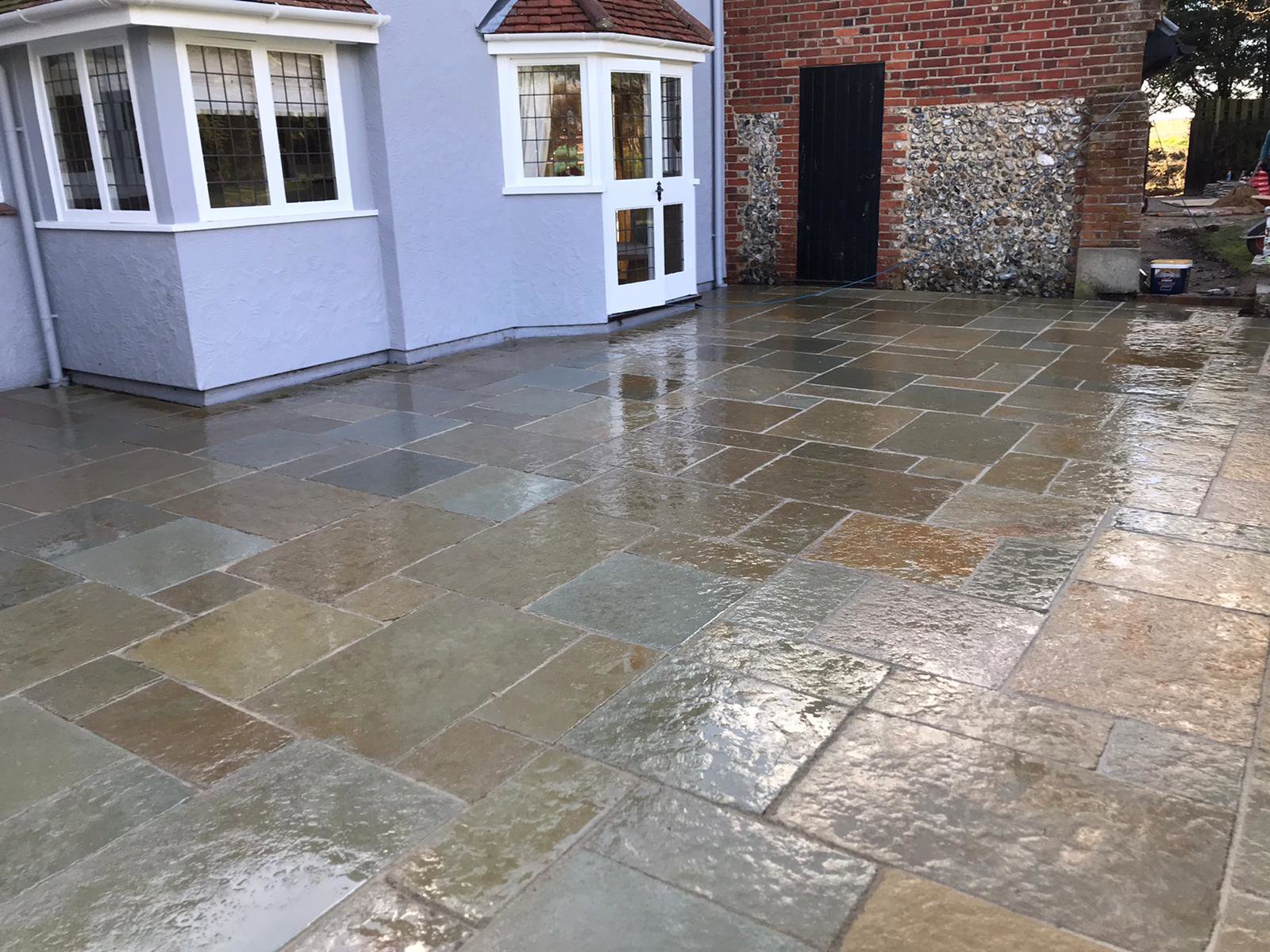 sanstone patio 