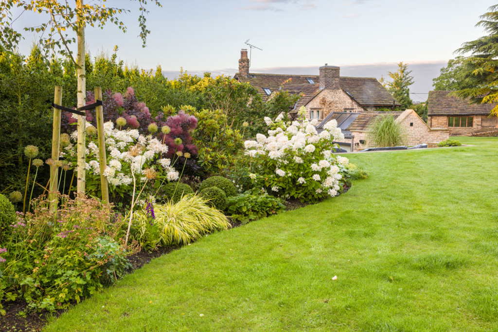 The Country Garden in the Hills