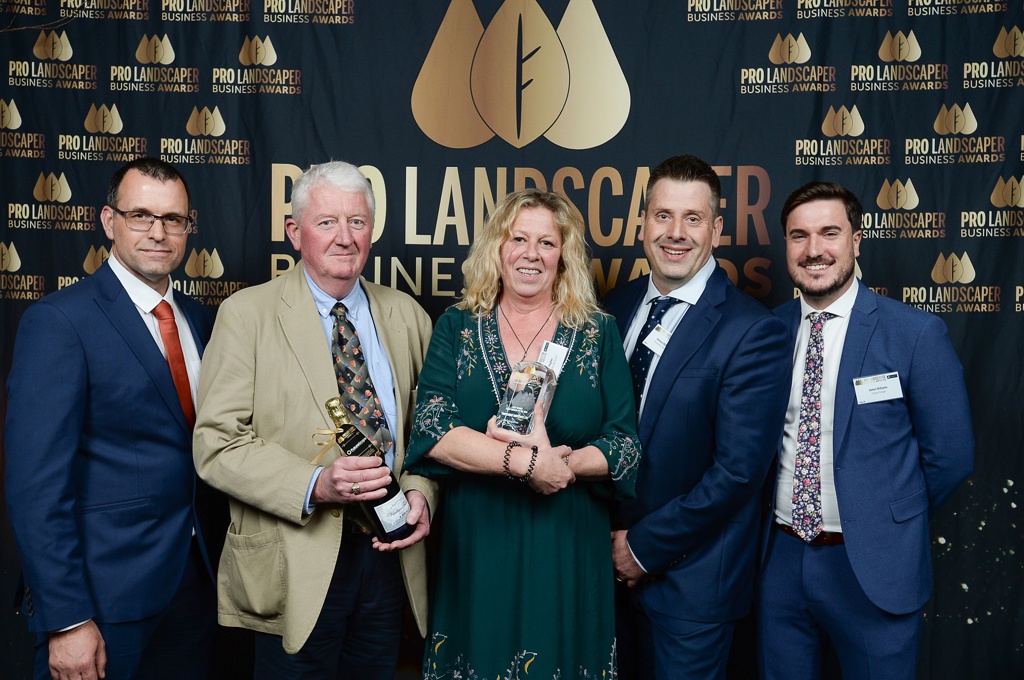 Trade Nursery of the Year 2023 collecting award