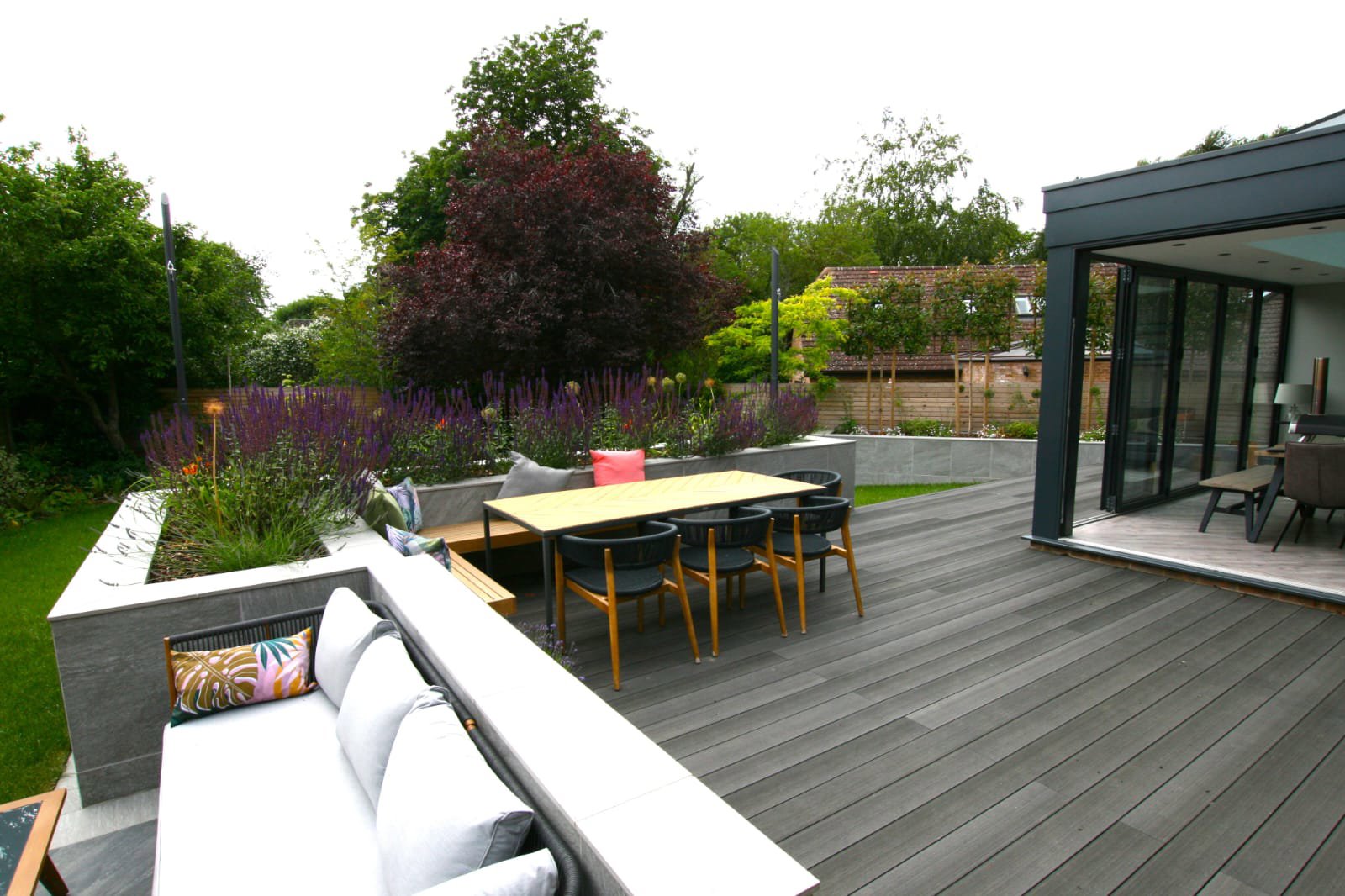 A View Of The Dining And Relaxing Areas