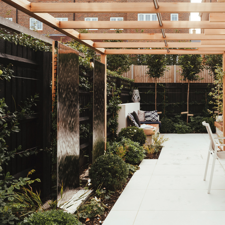 Entertaining terrace