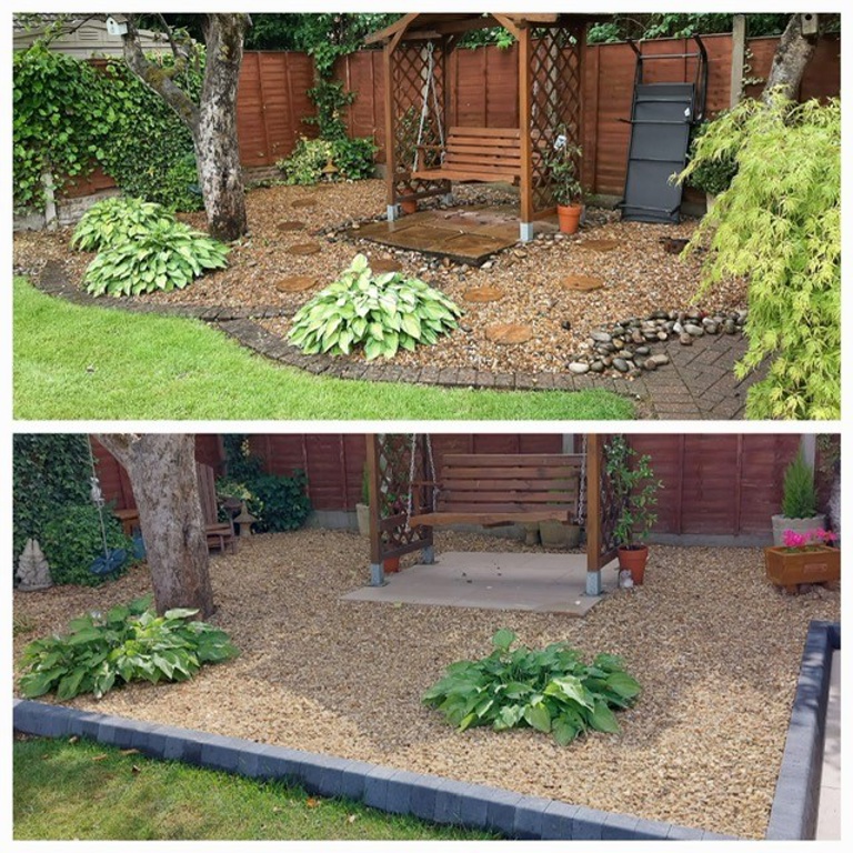 Gravel area