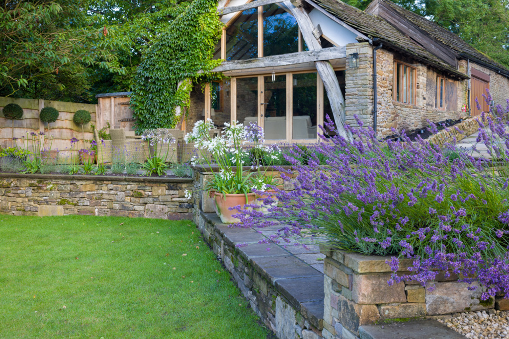 The Country Garden in the Hills