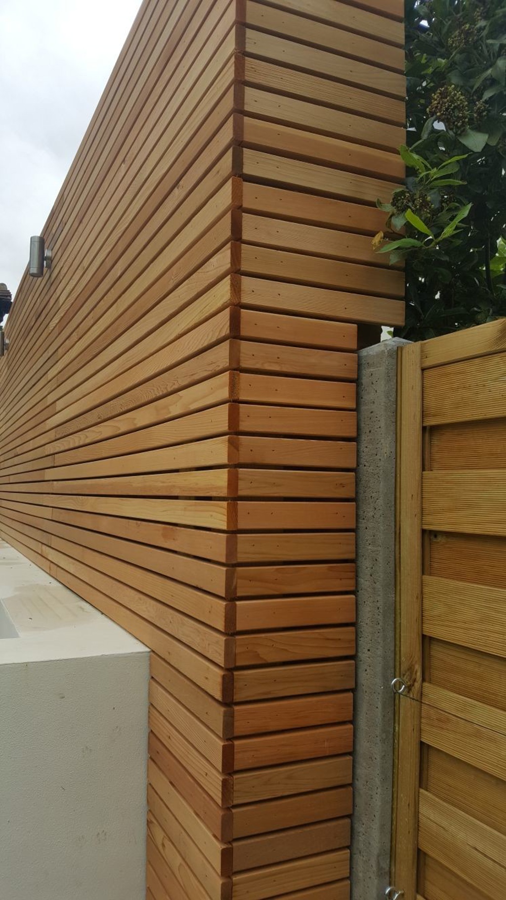 Cedar, venetian style planting